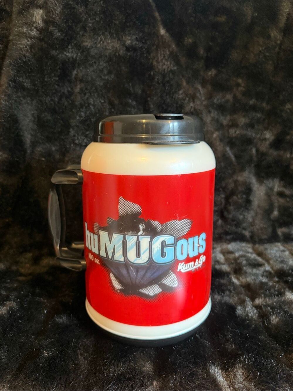Large 100oz Insulated Kum & Go Massive Travel Mug Whirley Drink